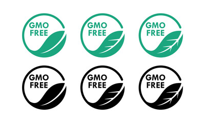 Fototapeta premium GMO Free design logo template illustration