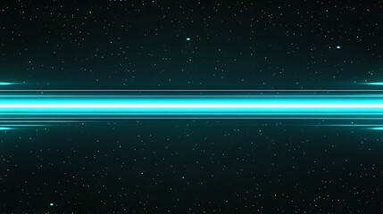 Obraz premium Futuristic light beam in space