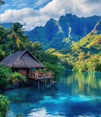 Obraz premium Tropical Island Paradise (5)