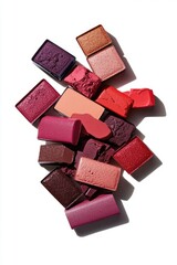 Colorful cosmetics collection