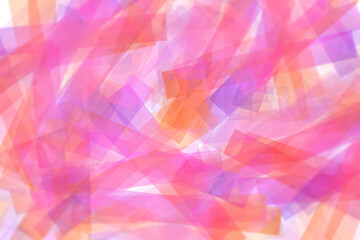 幾何学的な形状　四角　グラデーション　アブストラクト　白い背景