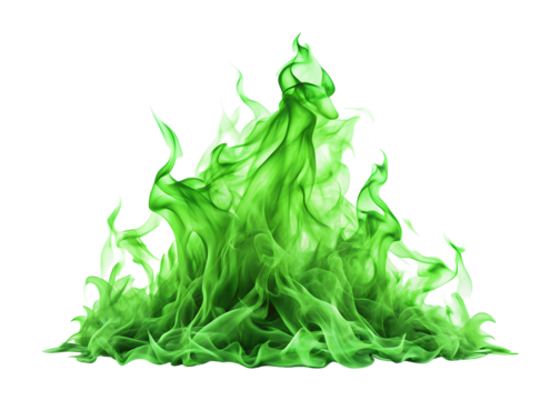 green smoke clipart png image on transparent background