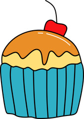 Hand Drawn Birthday Party Element