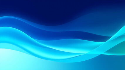Obraz premium Abstract Blue Wave Background Design
