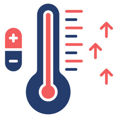 Temperature Check glyph color icon
