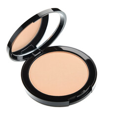 Open Compact Powder With Mirror  isolated on a transparent background