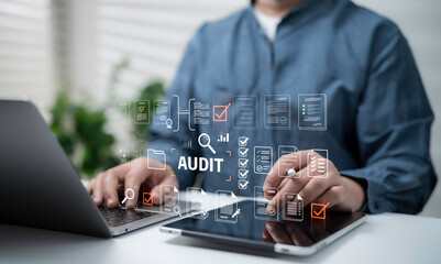 Audit process with digital document verification