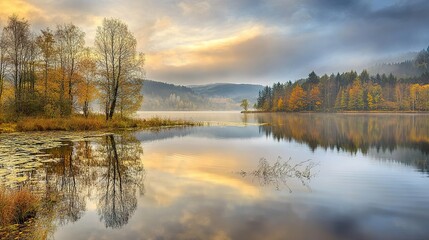 autumn in the mountains
