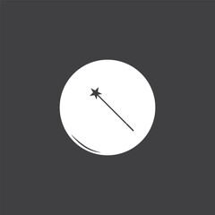 magic wand stick logo and vector template