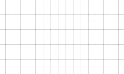四角い角がたわんだ細い方眼線