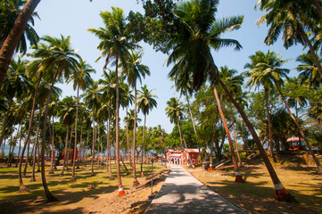 Ross Island, Port Blair, Andaman And Nicobar, India.
