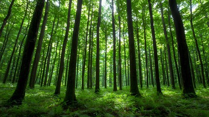 Fototapeta premium Forest Trees Landscape