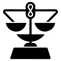 Digital Scale Vector Graphic for Pharmacist Use on Transparent Background