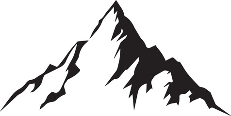 mountain silhouette vector, mountain icon black, mountain clipart, mountain shape vector, 