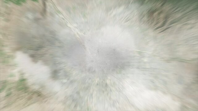 Earth zoom from Tucson - Arizona - USA. And zoom out through clouds and atmosphere into space. Satellite view.