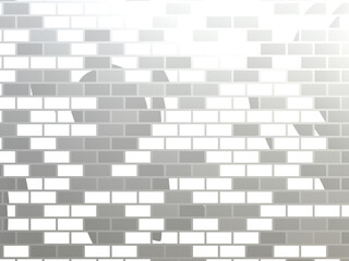 一部透明で加工できる、おしゃれなグレーのレンガ模様の背景素材 ( png )