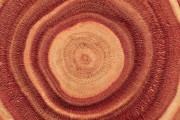 Tree Ring Texture: A close-up of a tree trunk's cross-section, revealing intricate concentric rings in shades of brown, red, and orange. This organic pattern evokes a sense of time, growth.