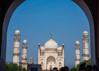 Bibi Ka Maqbara Tomb, also known as Mini Taj Mahal, Aurangabad, Maharashtra, India