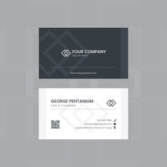 Minimalist Business Card Design Template