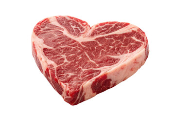 Fototapeta premium raw meat with heart