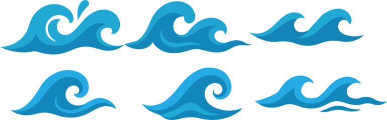 sea waves vector, waves icon, sea waves clipart, waves graphic, waves illustration, waves silhouette