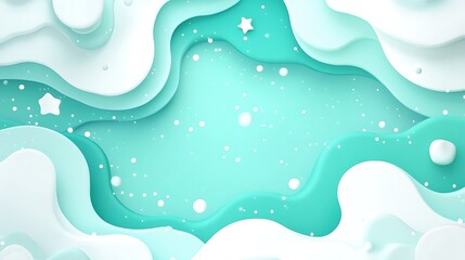 Winter wonderland paper art