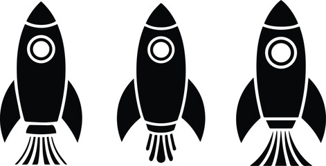 rocket silhouette, rocket vector silhouette, rocket icon silhouette, rocket clipart silhouette, rocket outline silhouette