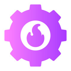Fototapeta premium configuration gradient icon