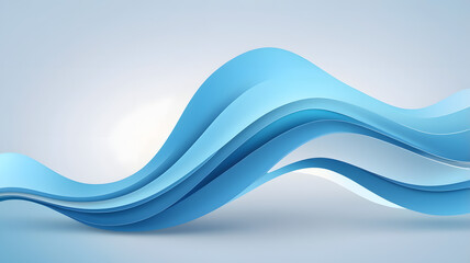 Professional Calm &ndash; Clean Abstract with Smooth Waves