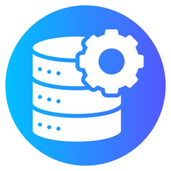 data management gradient icon