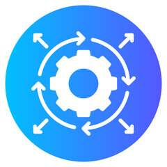 workflow gradient icon