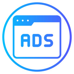 ads gradient icon