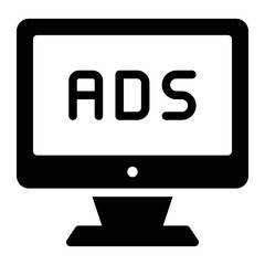 ads glyph icon