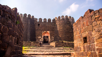Devgiri fort or Daulatabad fort, Aurangabad, Maharashtra, India.