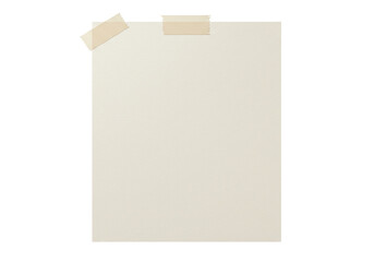 Blank document with beige tape for various commercial purposes