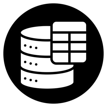 database table glyph icon