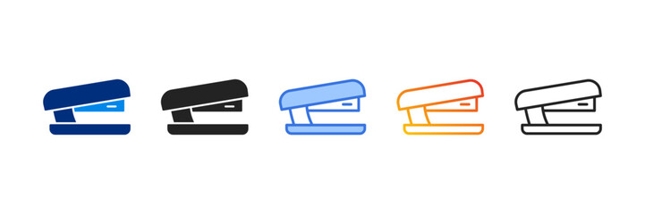 Staples  Icon Set Multiple Style Vector Illustration 