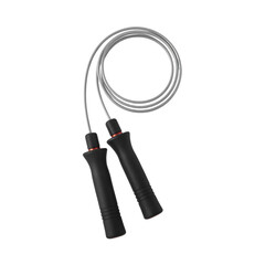 Speed rope fitness jump rope workout exercise equipment gym training black silver