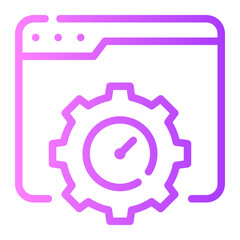 acceleration gradient icon