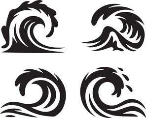 water splashes silhouette, water splash icon, water splash vector, water splash clipart, water splash outline,