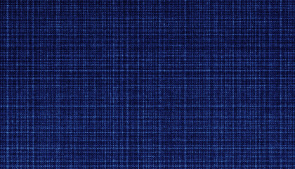 格子状に色落ちした藍染めの道着、粗い生地のグラデーション