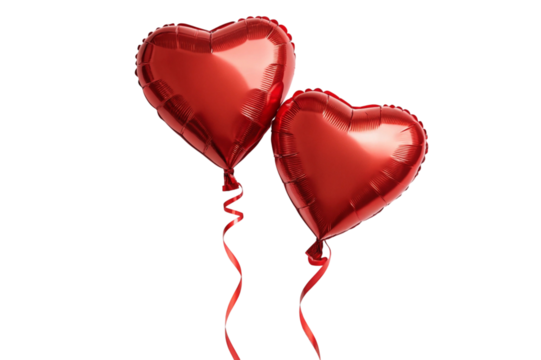 heart shaped balloons