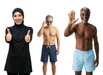 Group of people, Cheerful and United, Enjoying the Summer Season