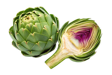 Fototapeta premium artichoke on a white background