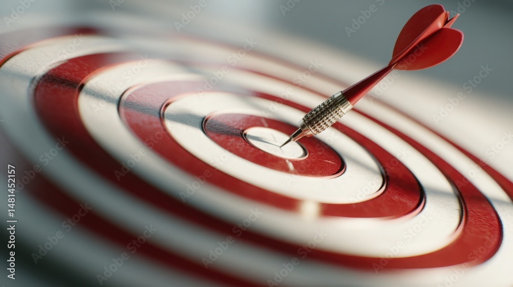 Poster dart hitting a accurately symbolizing precision and success in value-based budgeting and performance