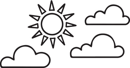 sun and snow vector, hot and cold symbol, sun with snowflake, weather contrast icon, summer and winter,