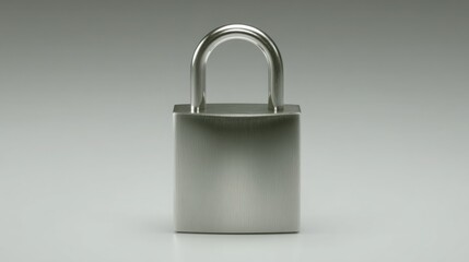 Fototapeta premium Simple yet effective padlock representing security and protection in various contexts including digital and physical assets