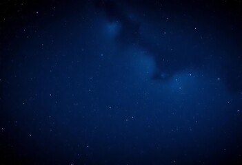 Fototapeta premium Vast, dark blue night sky panorama; Milky Way, stars, nebulae, galaxies, mystery, constellations