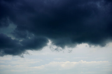 Cloud formation in the sky, Blue sky background with clouds.