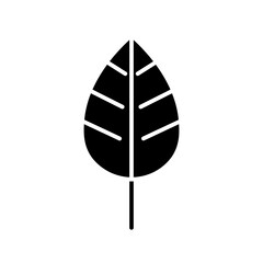 leaf glyph icon
